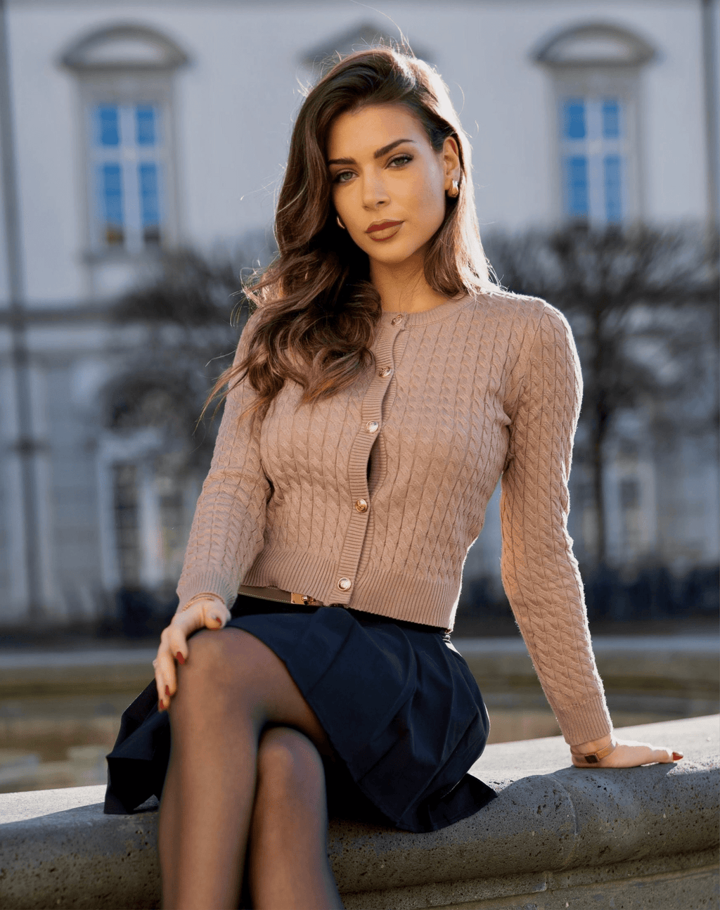 Golden Grace Cardigan - Saint Lys