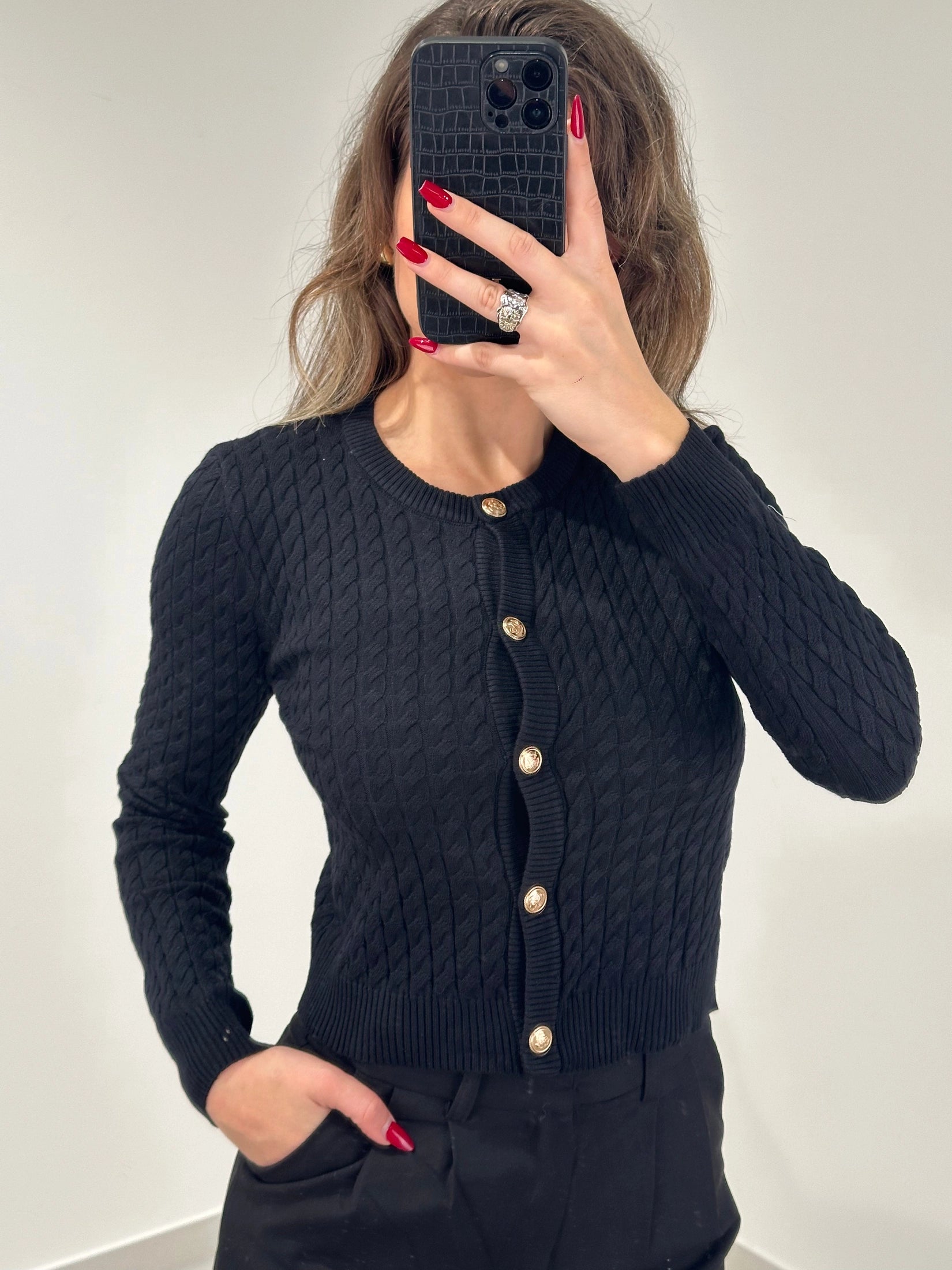 Golden Grace Cardigan - Saint Lys