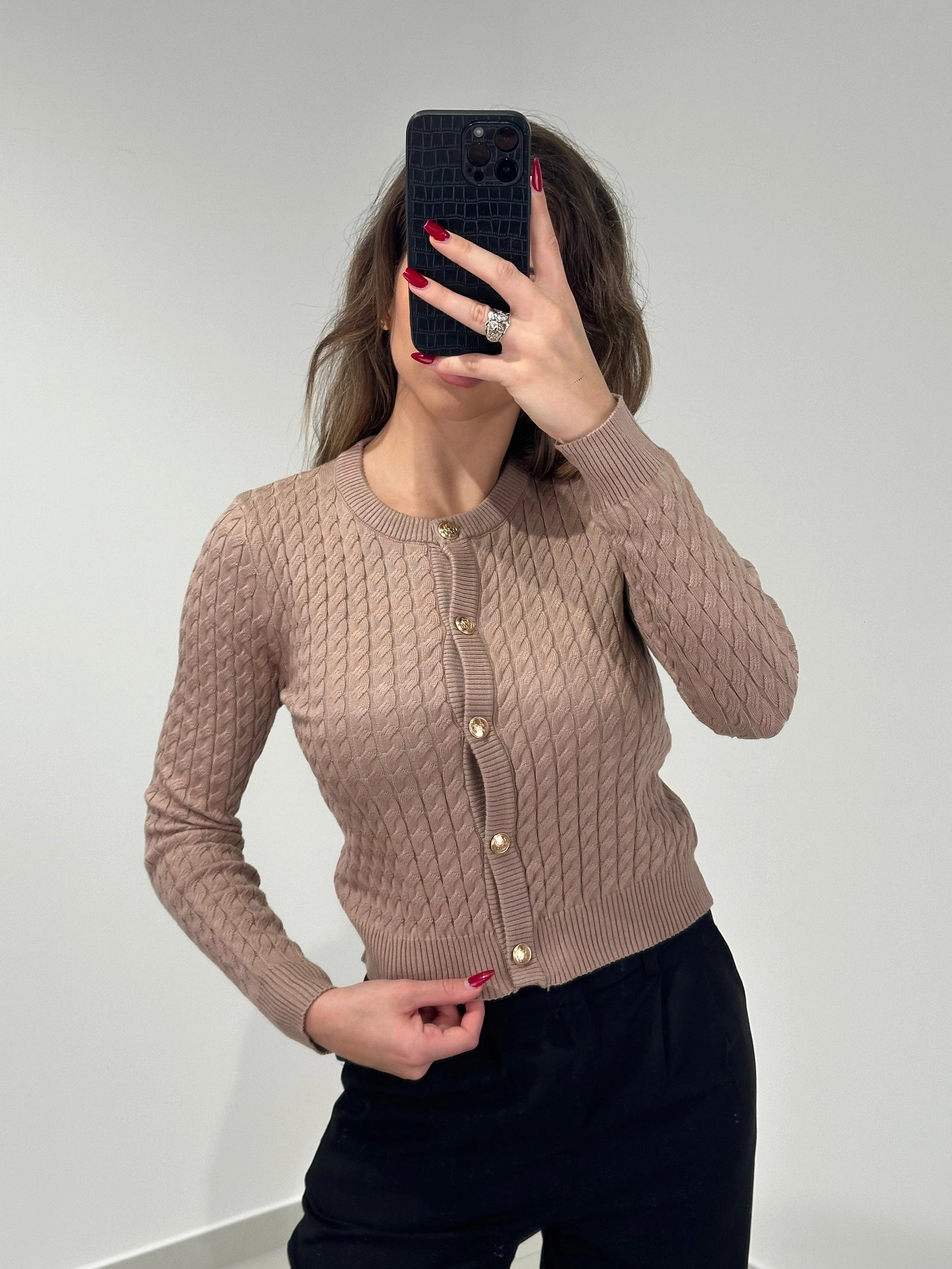 Golden Grace Cardigan - Saint Lys