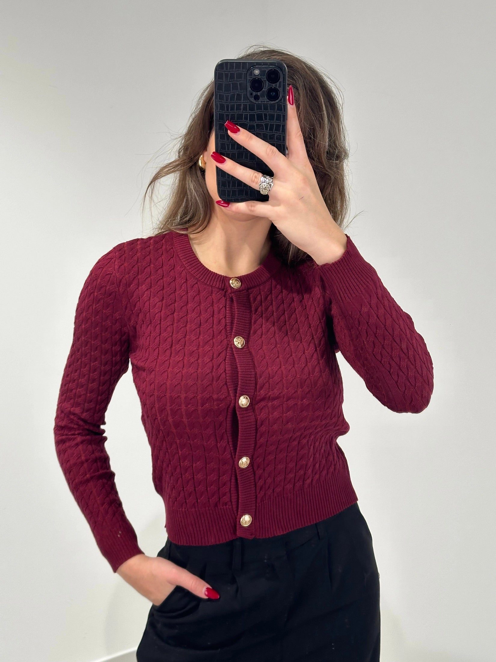 Golden Grace Cardigan - Saint Lys