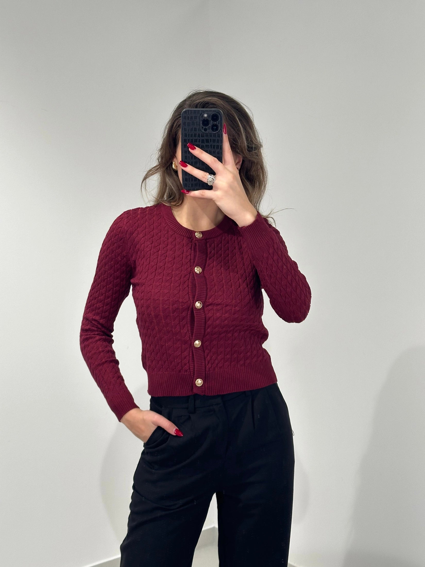 Golden Grace Cardigan - Saint Lys