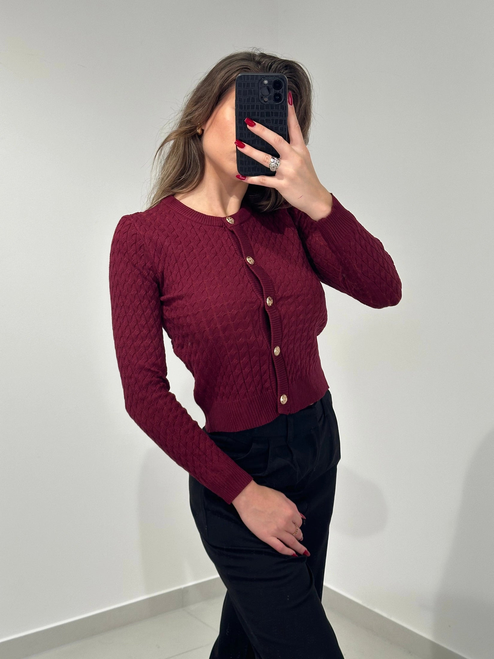 Golden Grace Cardigan - Saint Lys