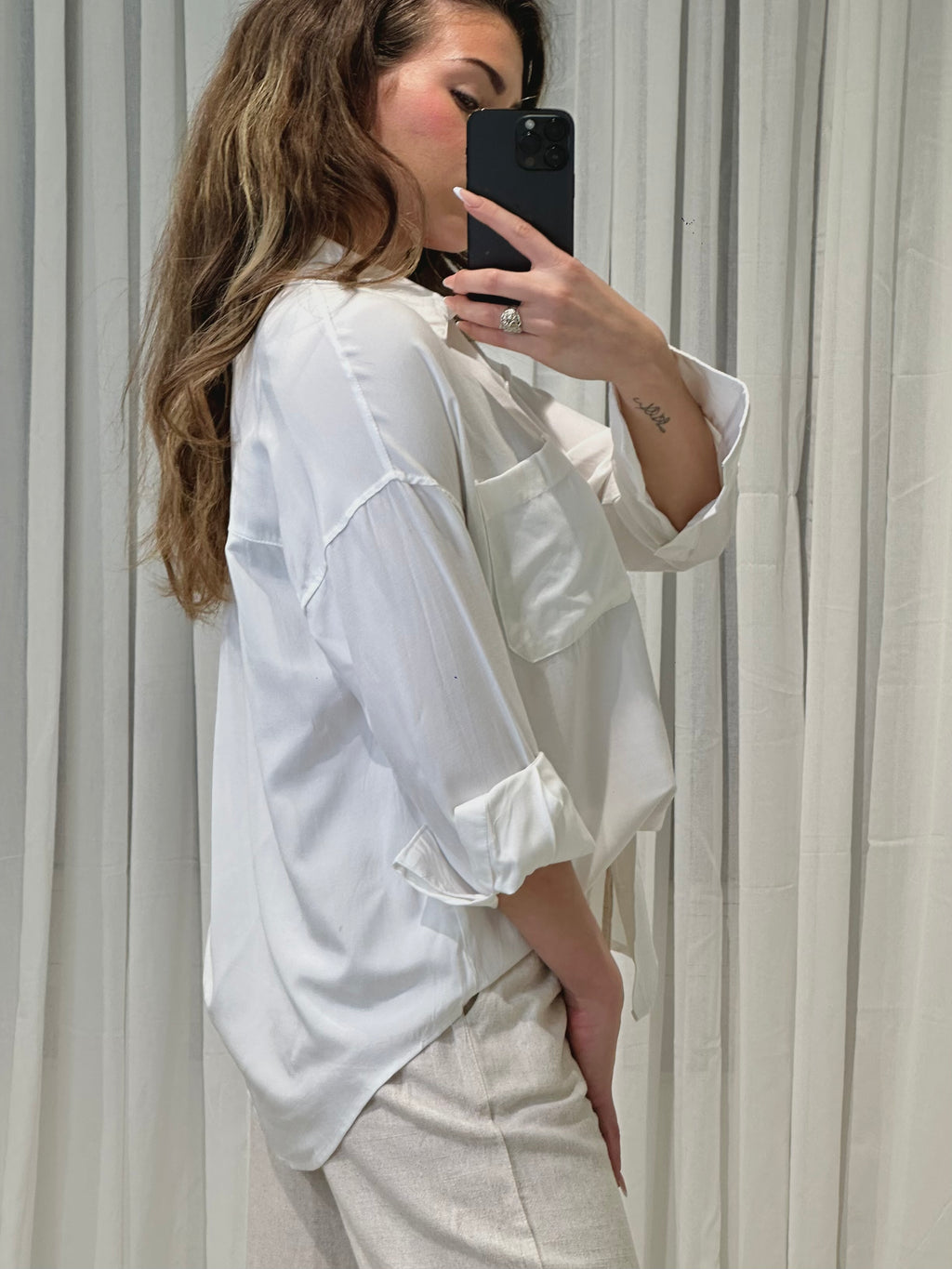 Basic Oversize Bluse - Saint Lys