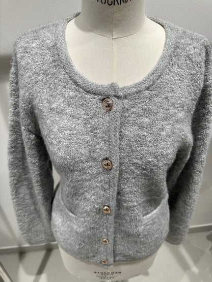 Golden Button Cardigan - Saint Lys