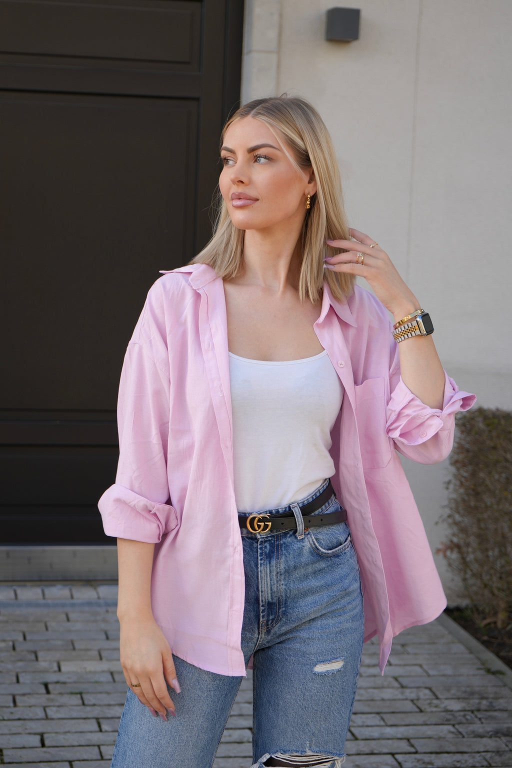 Basic Oversize Bluse - Saint Lys