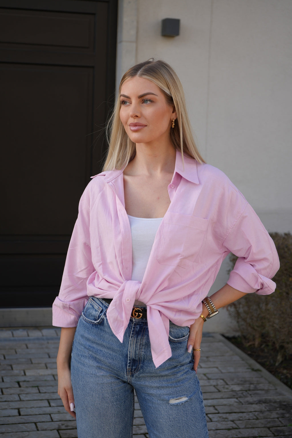 Basic Oversize Bluse - Saint Lys