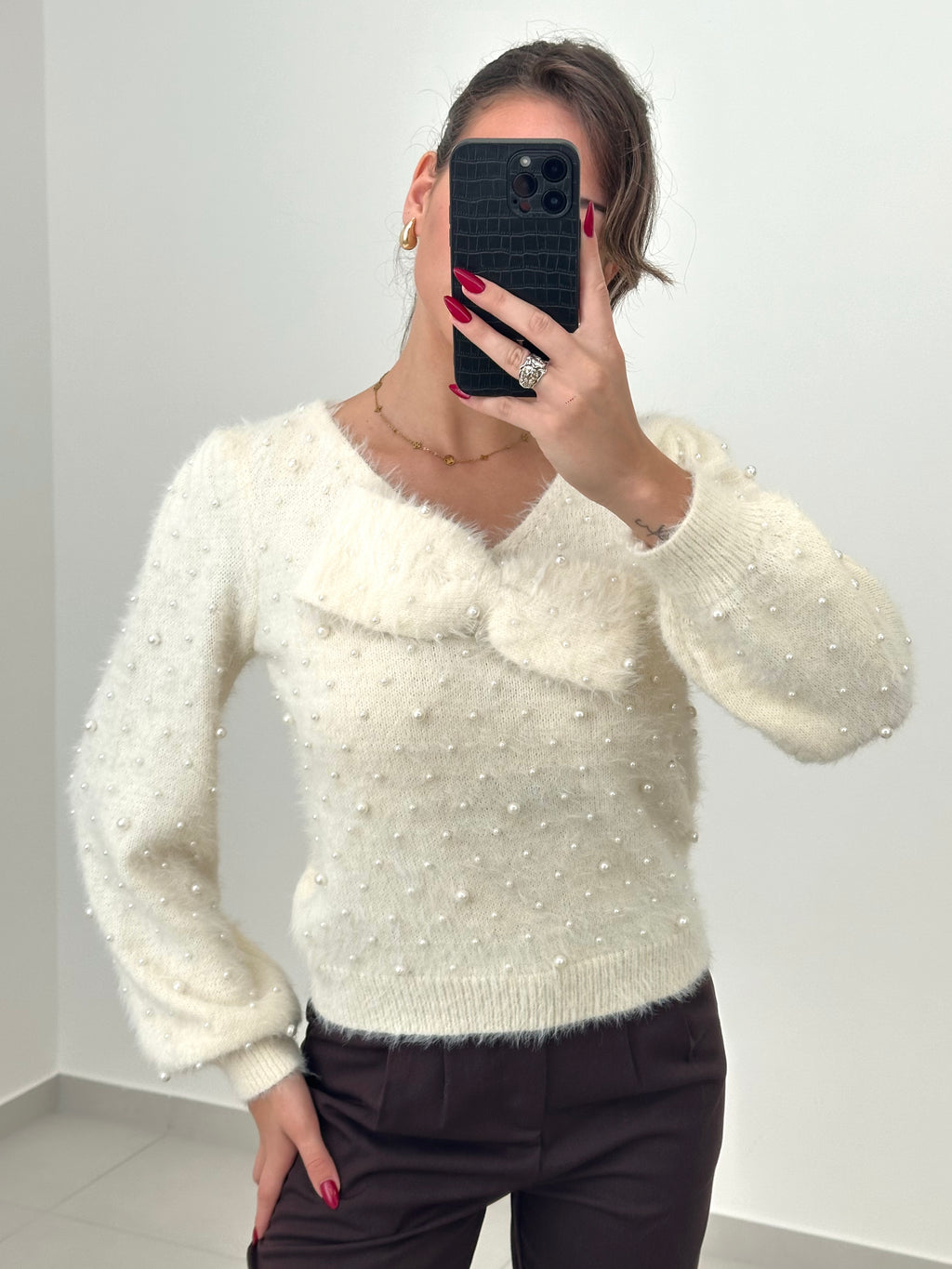 Pearl Kissed Knit - Saint Lys