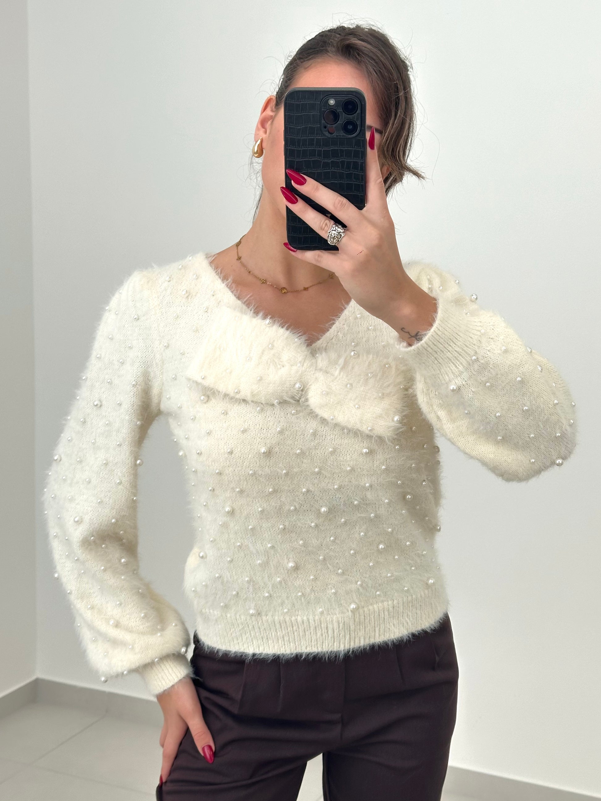 Pearl Kissed Knit - Saint Lys
