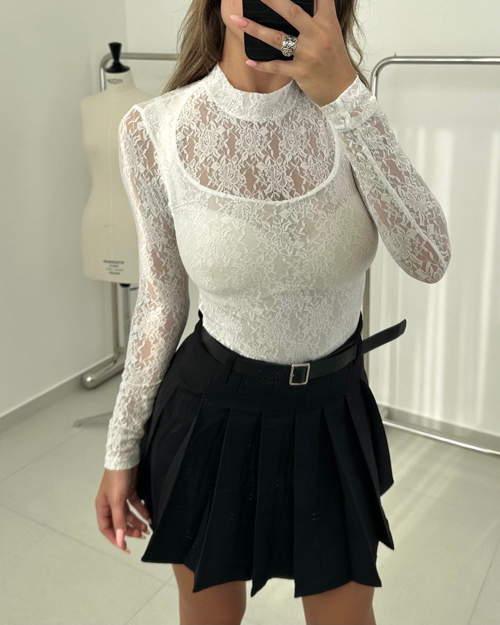 Sheer Lace Top - Saint Lys
