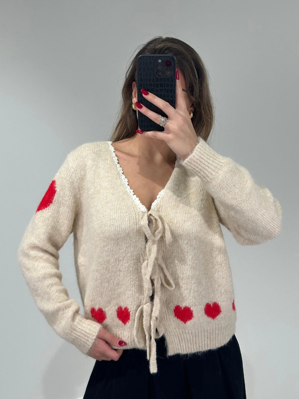 Sweetheart Lace Cardigan - Saint Lys