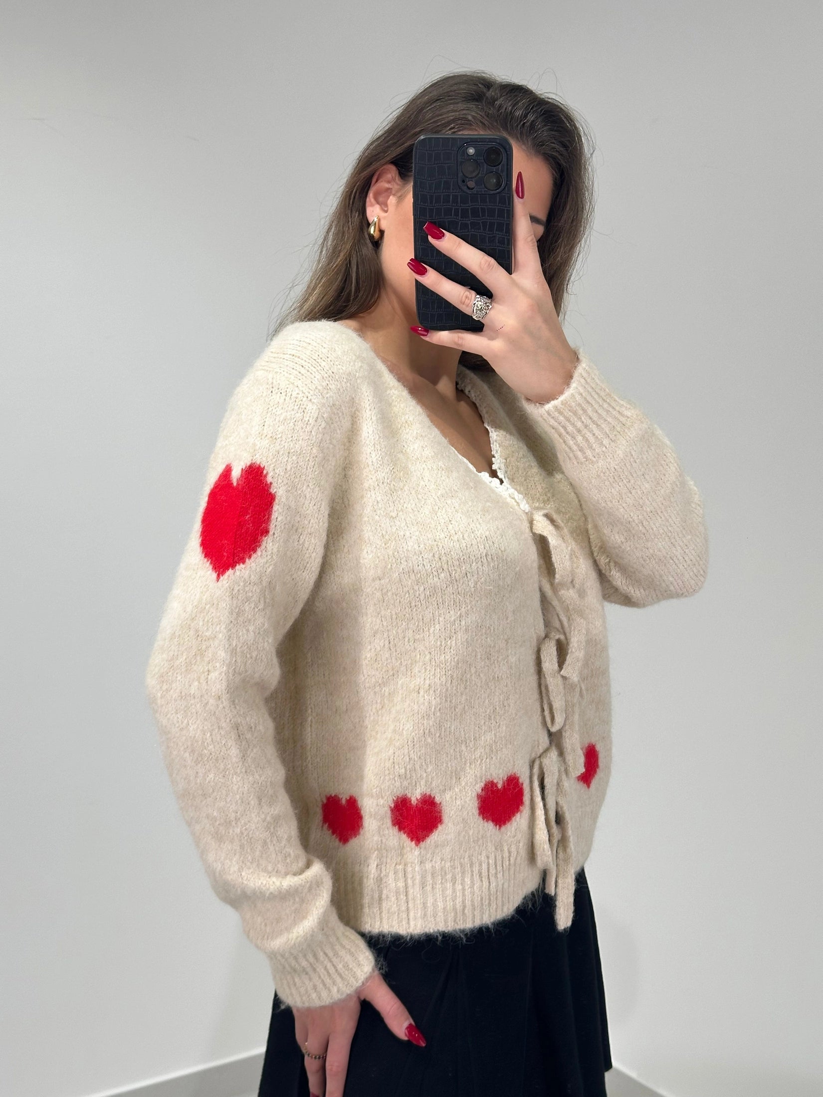 Sweetheart Lace Cardigan - Saint Lys