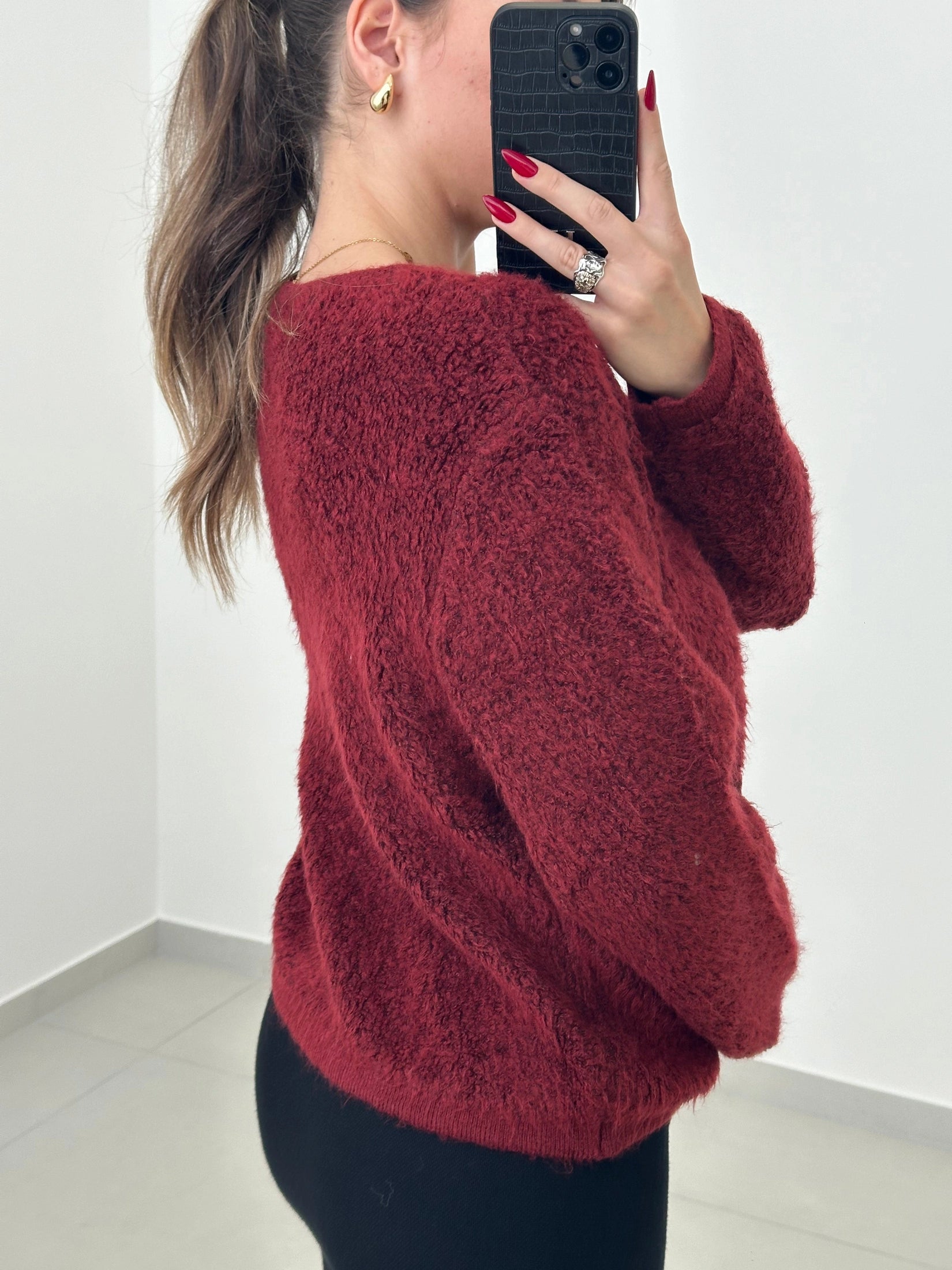 Golden Button Cardigan - Saint Lys