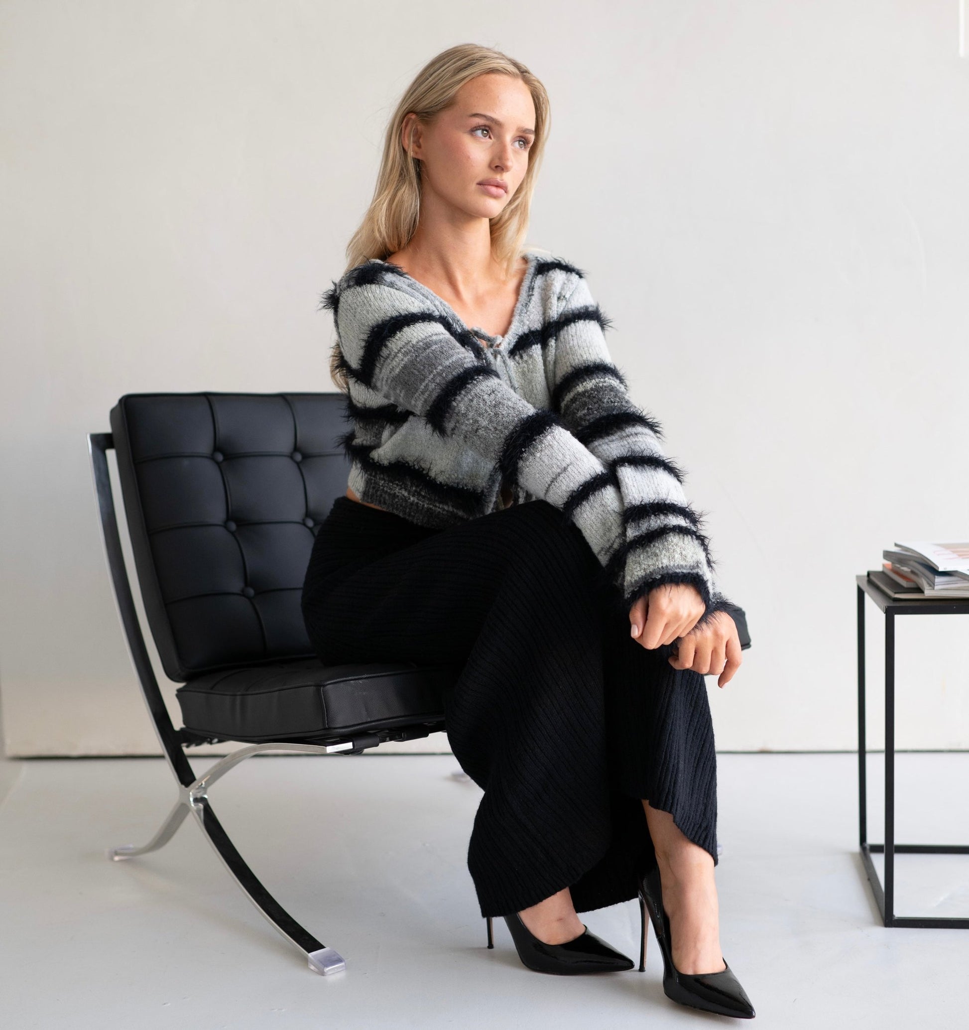 Vintage Feather Cardigan - Saint Lys