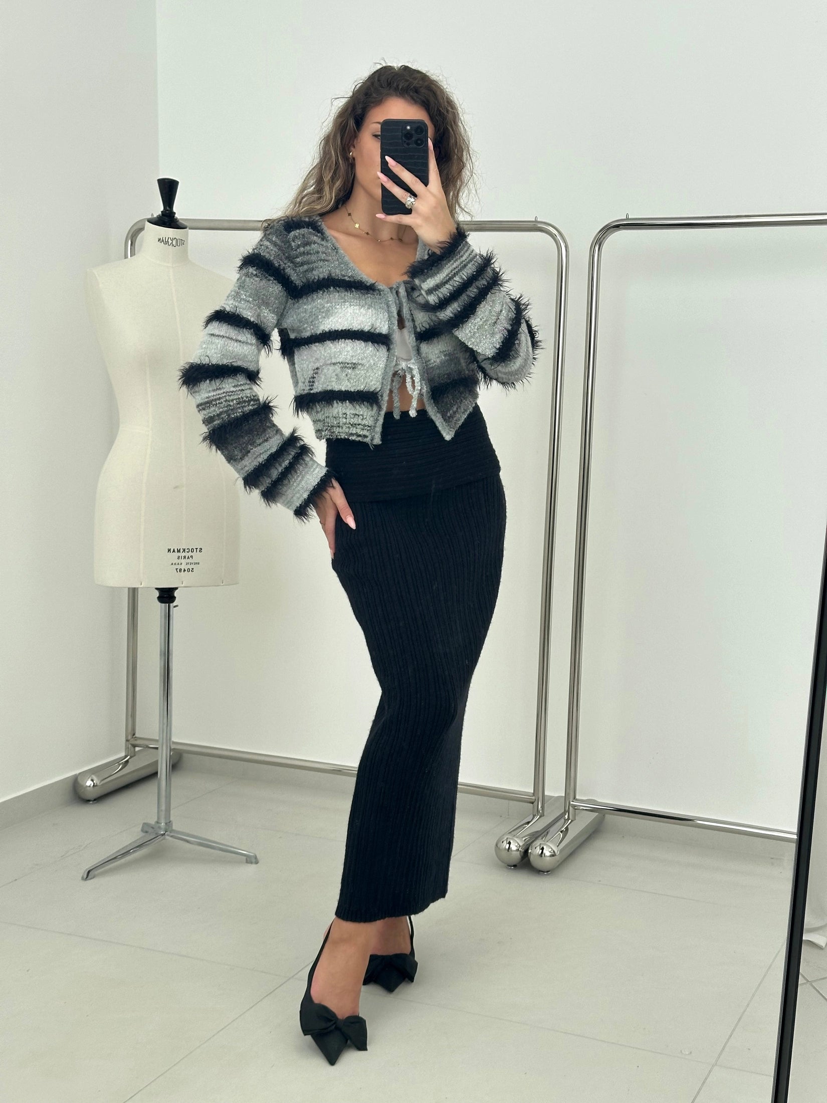Vintage Feather Cardigan - Saint Lys
