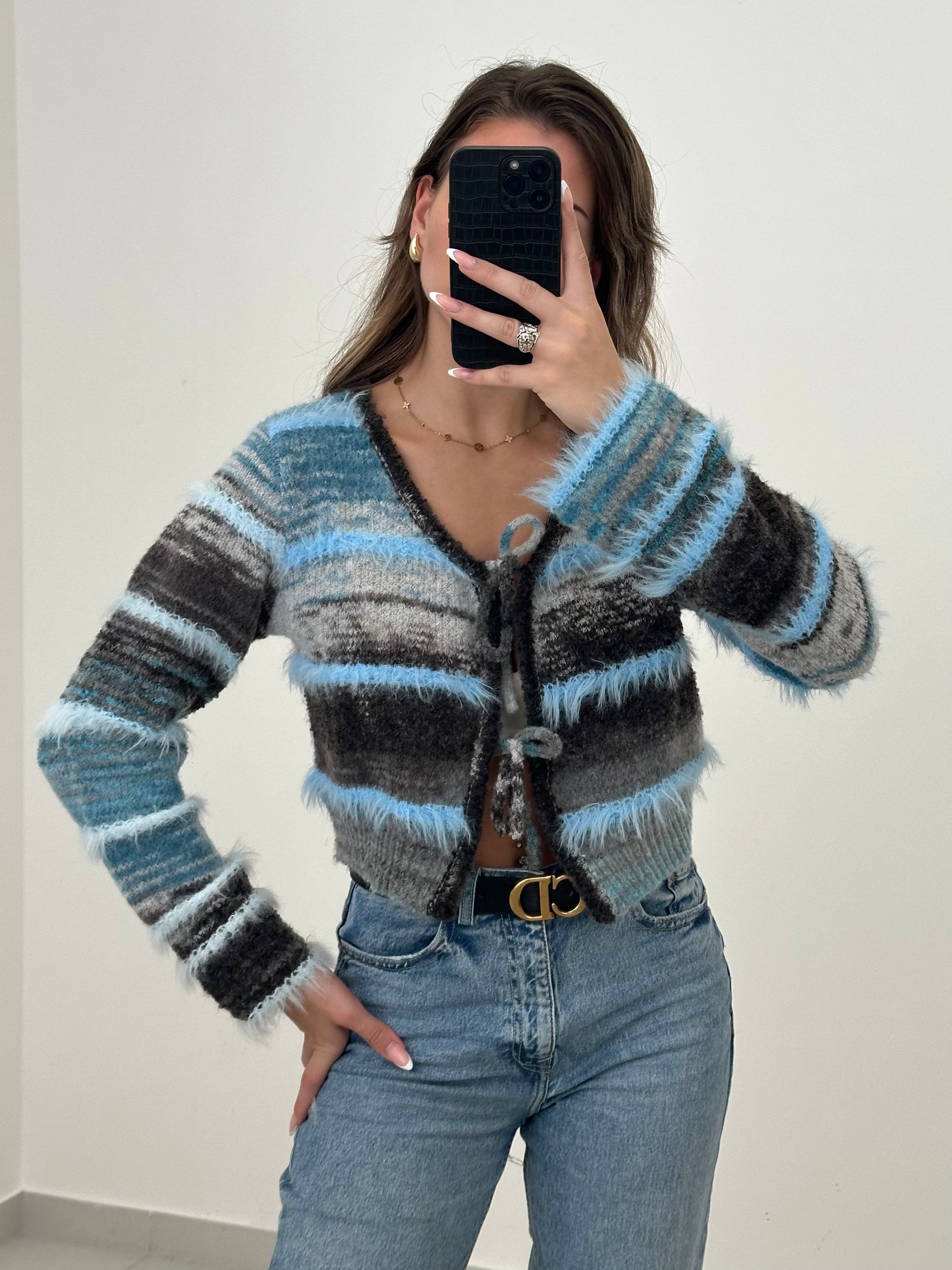 Vintage Feather Cardigan - Saint Lys