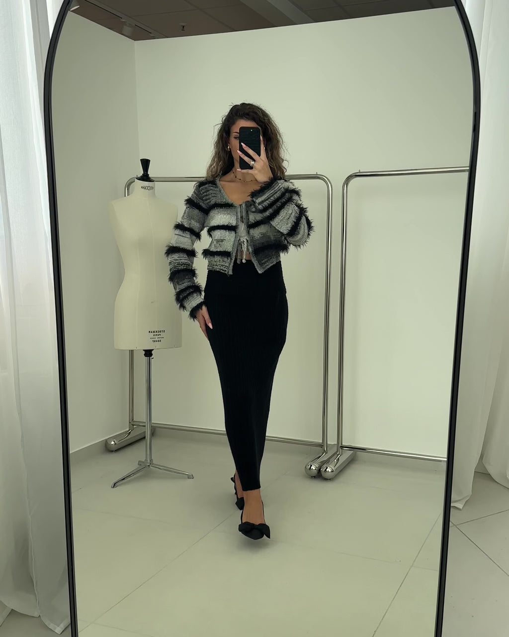 Vintage Feather Cardigan