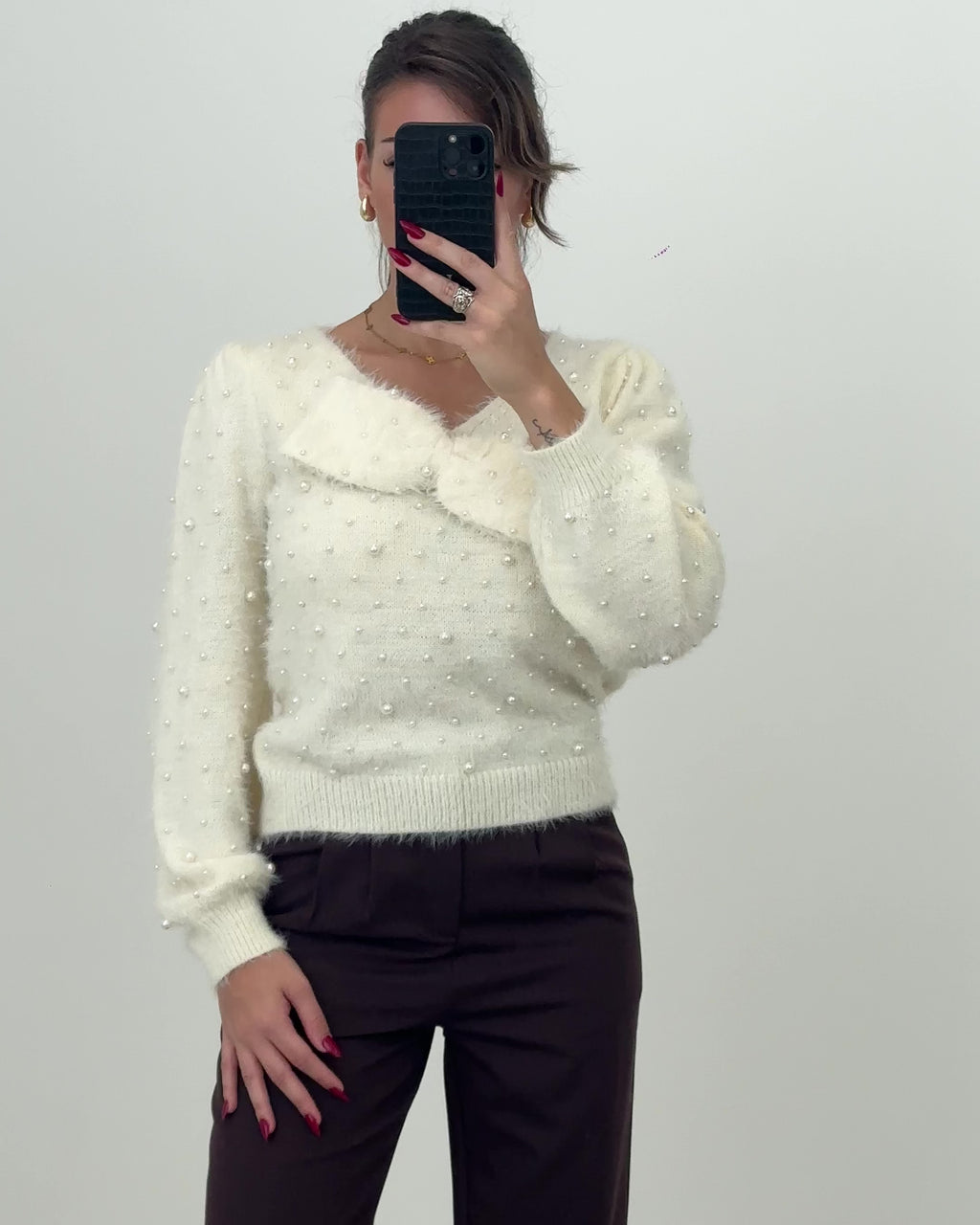 Pearl Kissed Knit