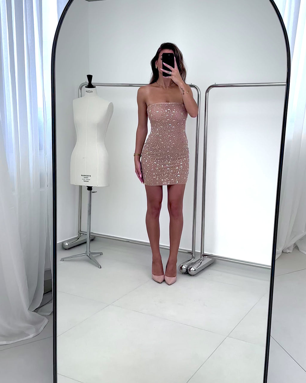 Mini Brillant Kleid